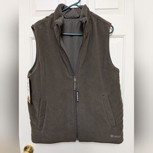 Ariat Men's Reversible Insulated Vest Brown Medium NWT